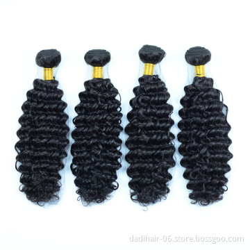 3 Bundles Deep Wave Hair Weaving  Natural Black Color synthetic Hair braid 300 g Each Set